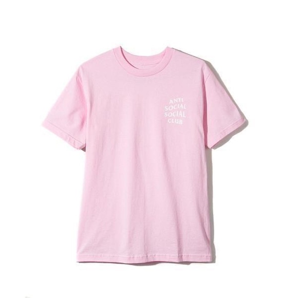 NWT Anti Social Social Club Kkoch Pink Tee ASSC - Picture 3 of 3